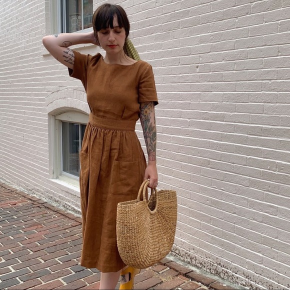 Sezane Odalie Dress Moka EU (FR) 44 / US 12 - Picture 1 of 16